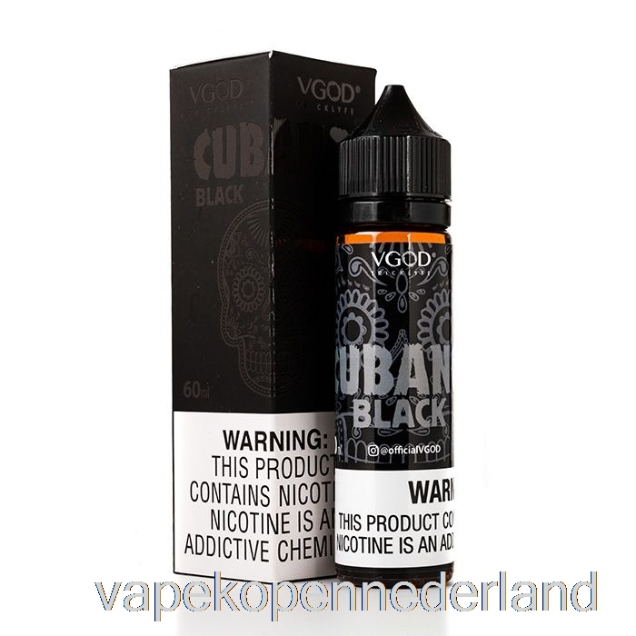 Vape Nederland Cubano Zwart - Vgod E-vloeistof - 60ml 0mg